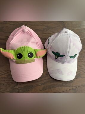 Star Wars Pink Kids Grogu Ear Baseball Hat lot baby yoda tie dye summer